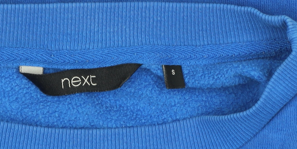 Womens UK Size S NEXT Blue Pullover Sweatshirt