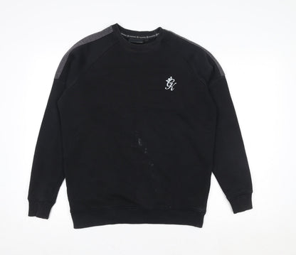 Mens UK Size S Gym King Black Pullover Sweatshirt