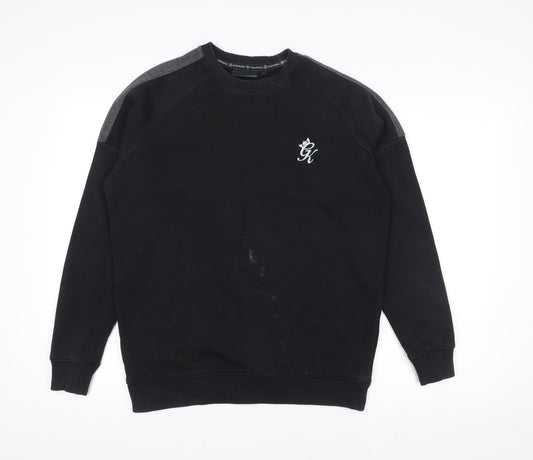 Mens UK Size S Gym King Black Pullover Sweatshirt
