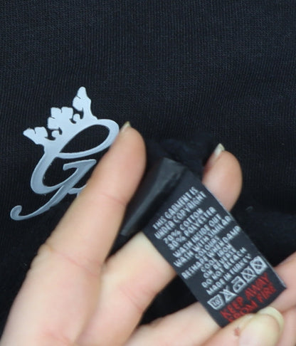 Mens UK Size S Gym King Black Pullover Sweatshirt