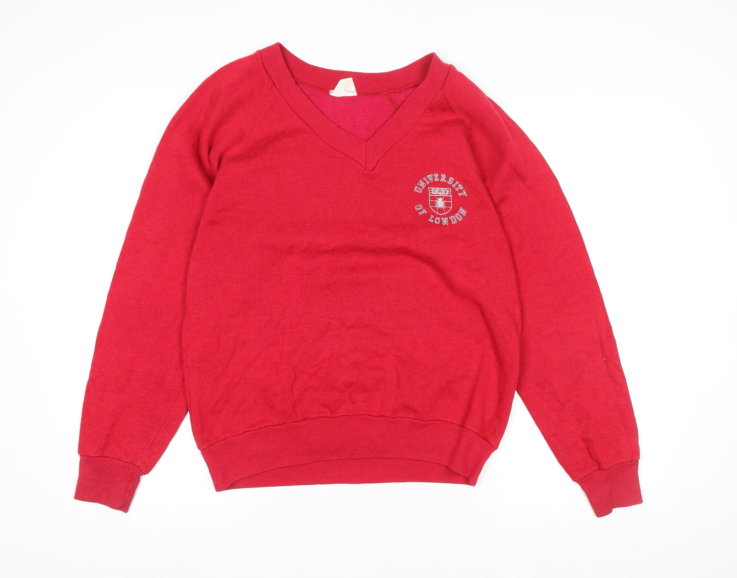 Womens UK Size L Probert Red Pullover Sweatshirt