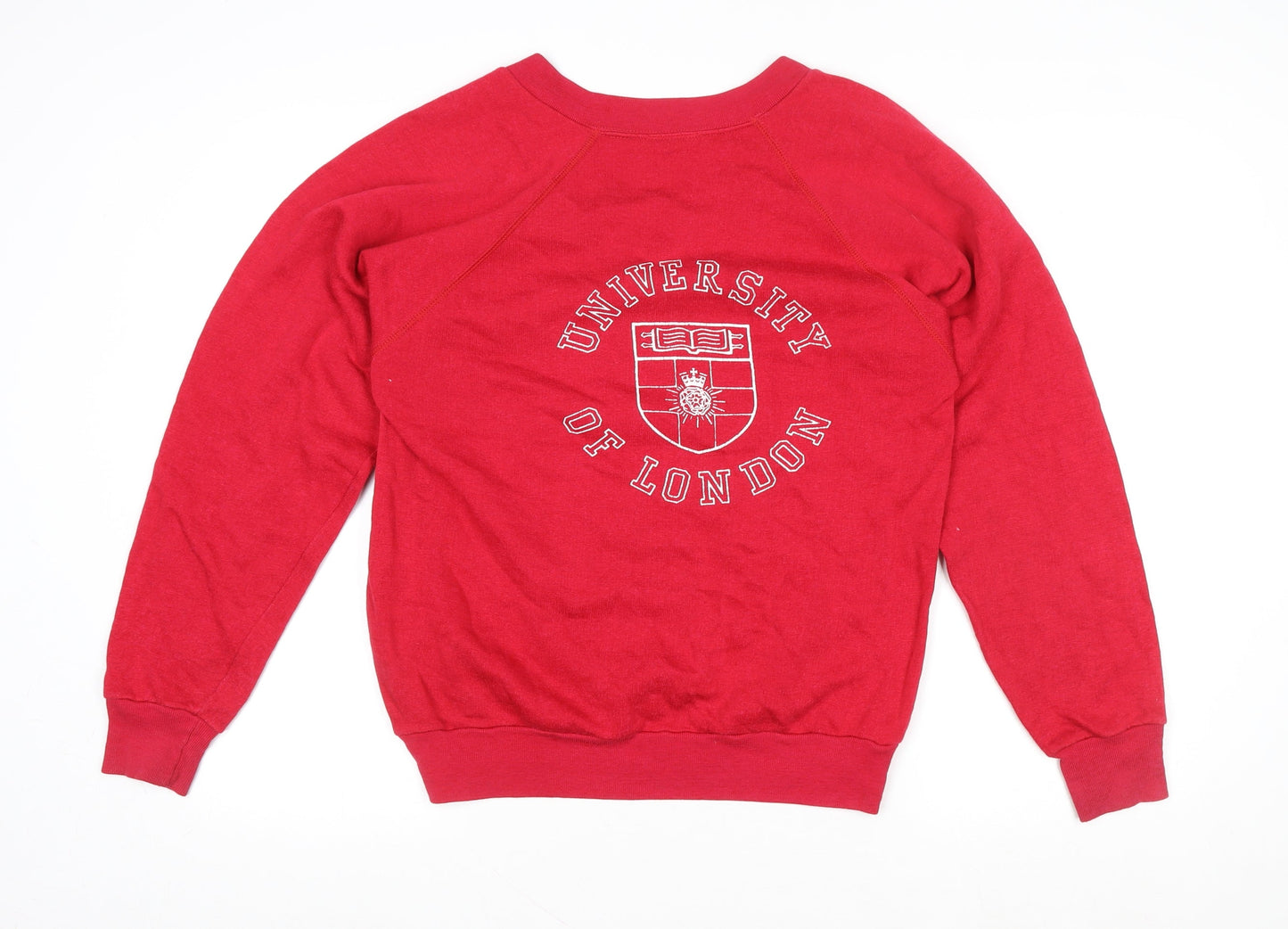Womens UK Size L Probert Red Pullover Sweatshirt