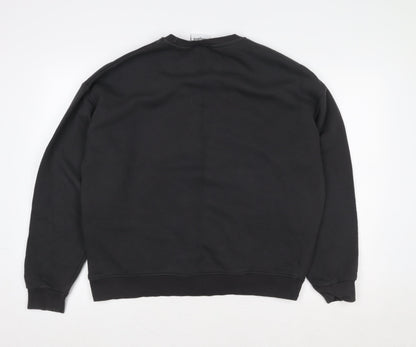 Womens UK Size S Primark Black Pullover Sweatshirt