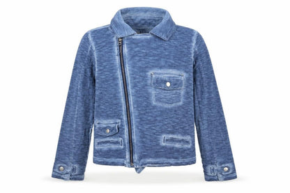 Girls UK Size 14 Years NEXT Blue Biker Coat