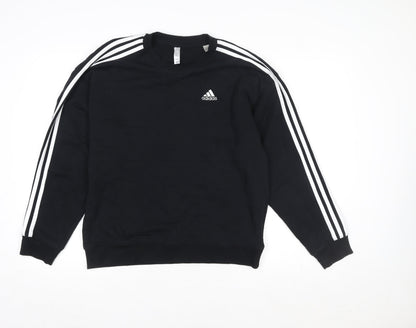 Mens UK Size S adidas Black Pullover Sweatshirt