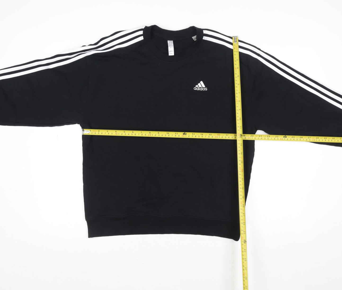 Mens UK Size S adidas Black Pullover Sweatshirt