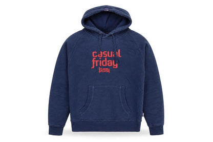 Mens UK Size M Plain Lazy Blue Pullover Hoodie