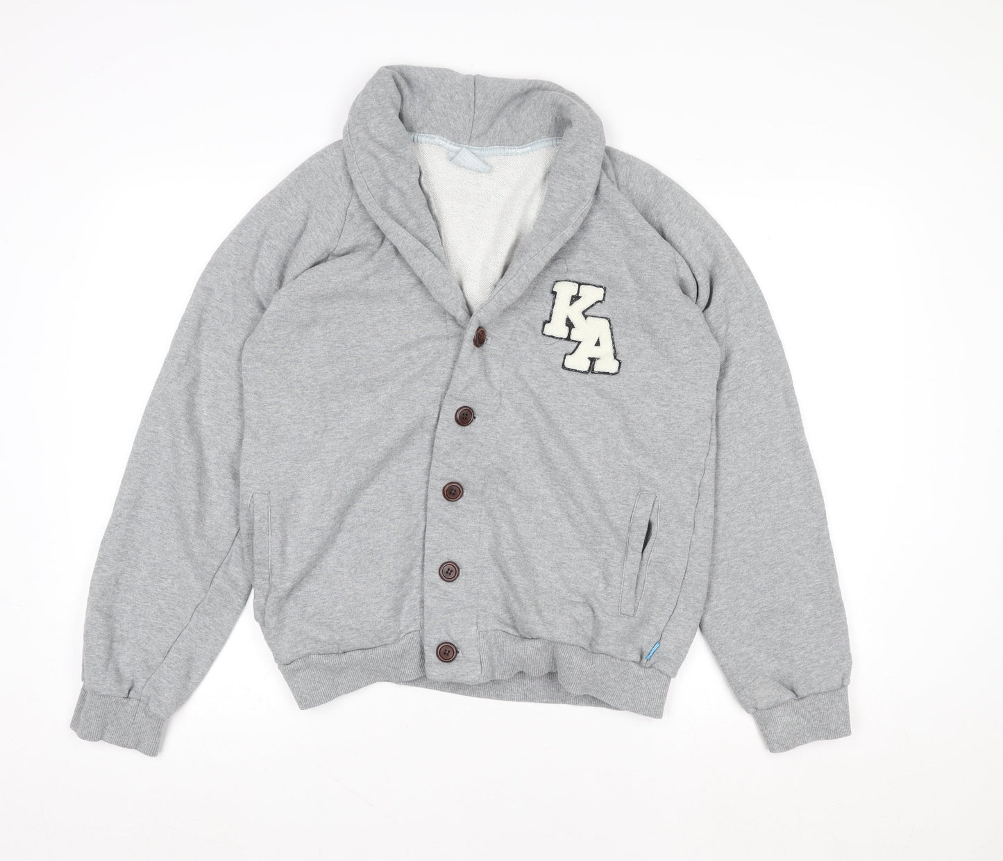 Womens UK Size M IC Grey Varsity Jacket