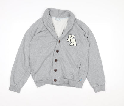Womens UK Size M IC Grey Varsity Jacket