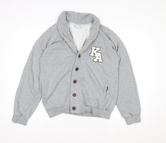 Womens UK Size M IC Grey Varsity Jacket