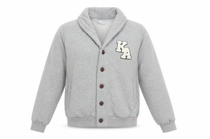 Womens UK Size M IC Grey Varsity Jacket