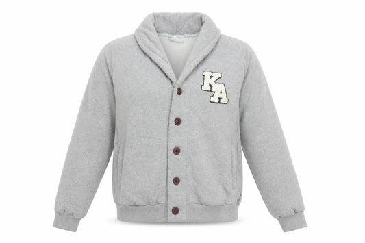 Womens UK Size M IC Grey Varsity Jacket