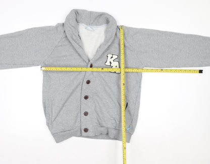 Womens UK Size M IC Grey Varsity Jacket
