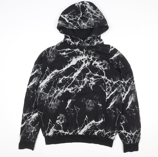 Teens UK Size 14 H&M Black Pullover Hoodie