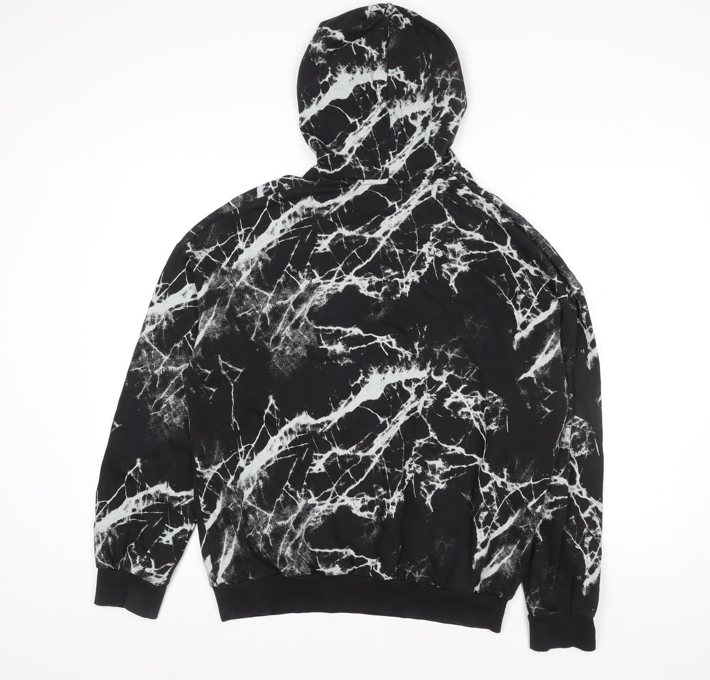 Teens UK Size 14 H&M Black Pullover Hoodie
