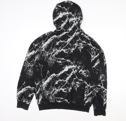 Teens UK Size 14 H&M Black Pullover Hoodie