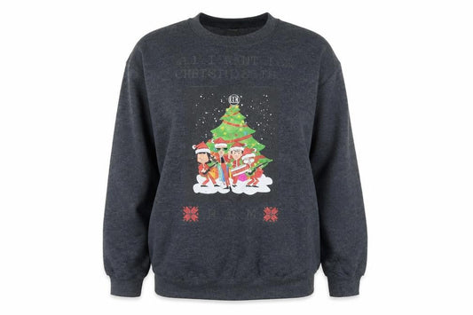 Womens UK Size M Gildan Grey Pullover Sweatshirt