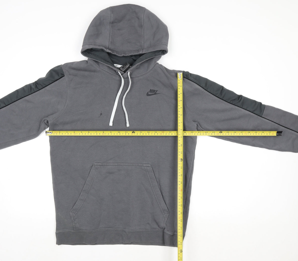 Womens UK Size M Nike Grey Pullover Hoodie