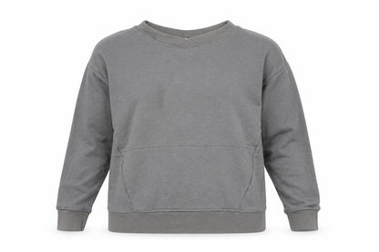 Womens UK Size S Fabletics Grey Pullover Sweatshirt