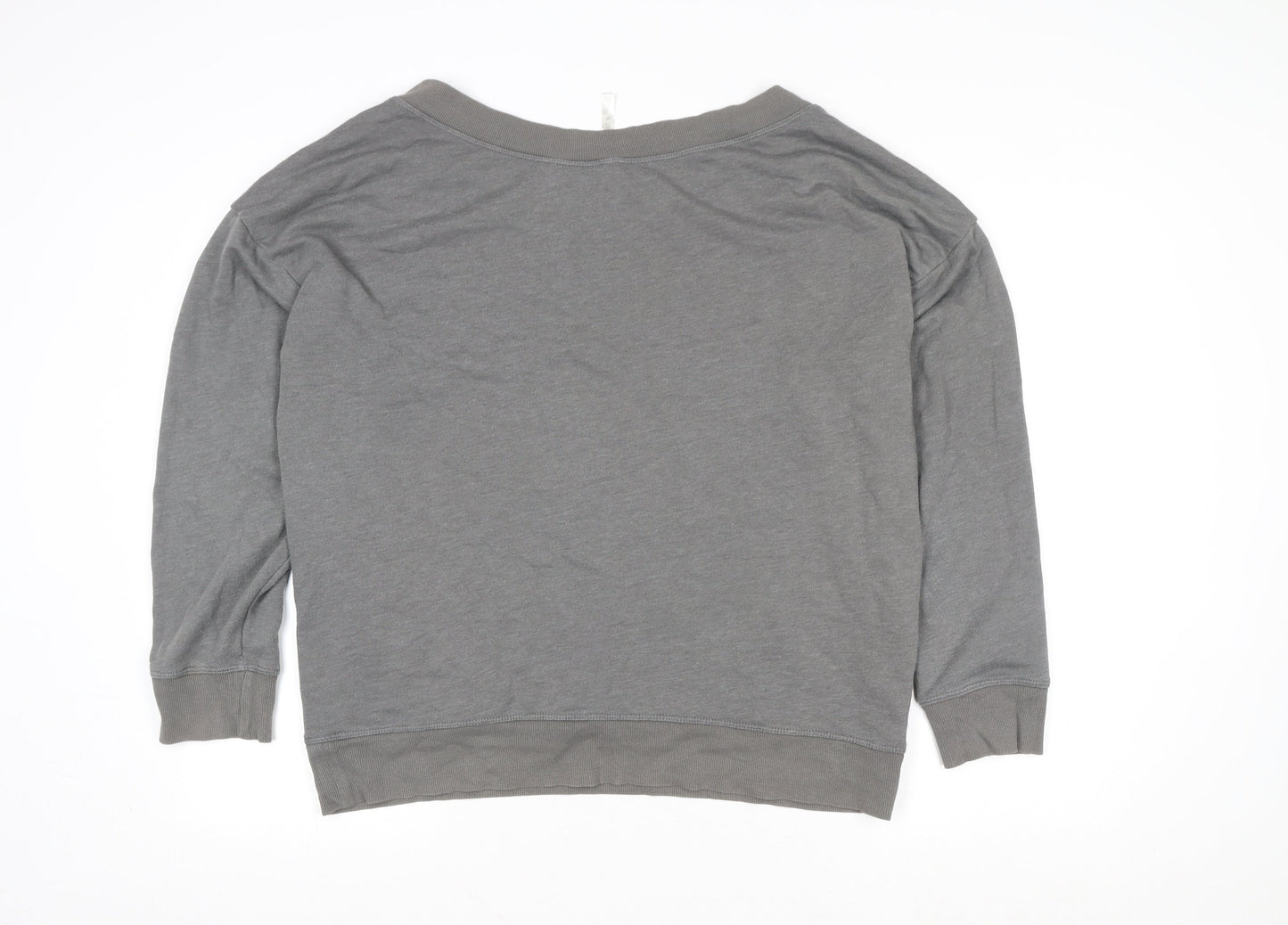Womens UK Size S Fabletics Grey Pullover Sweatshirt
