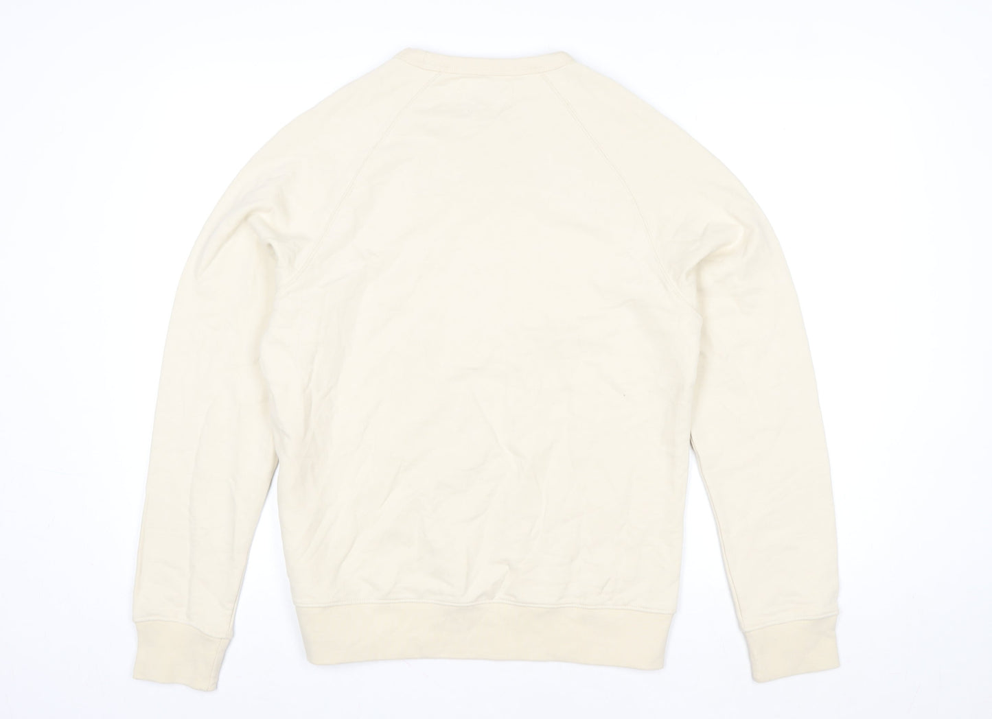 Womens UK Size S Marks and Spencer Beige Pullover Sweatshirt