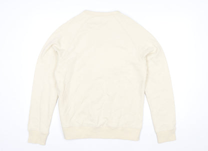 Womens UK Size S Marks and Spencer Beige Pullover Sweatshirt