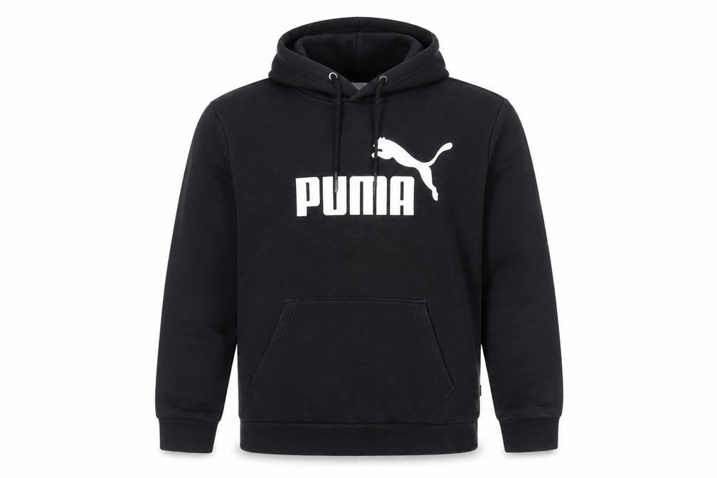Mens UK Size S PUMA Black Pullover Hoodie