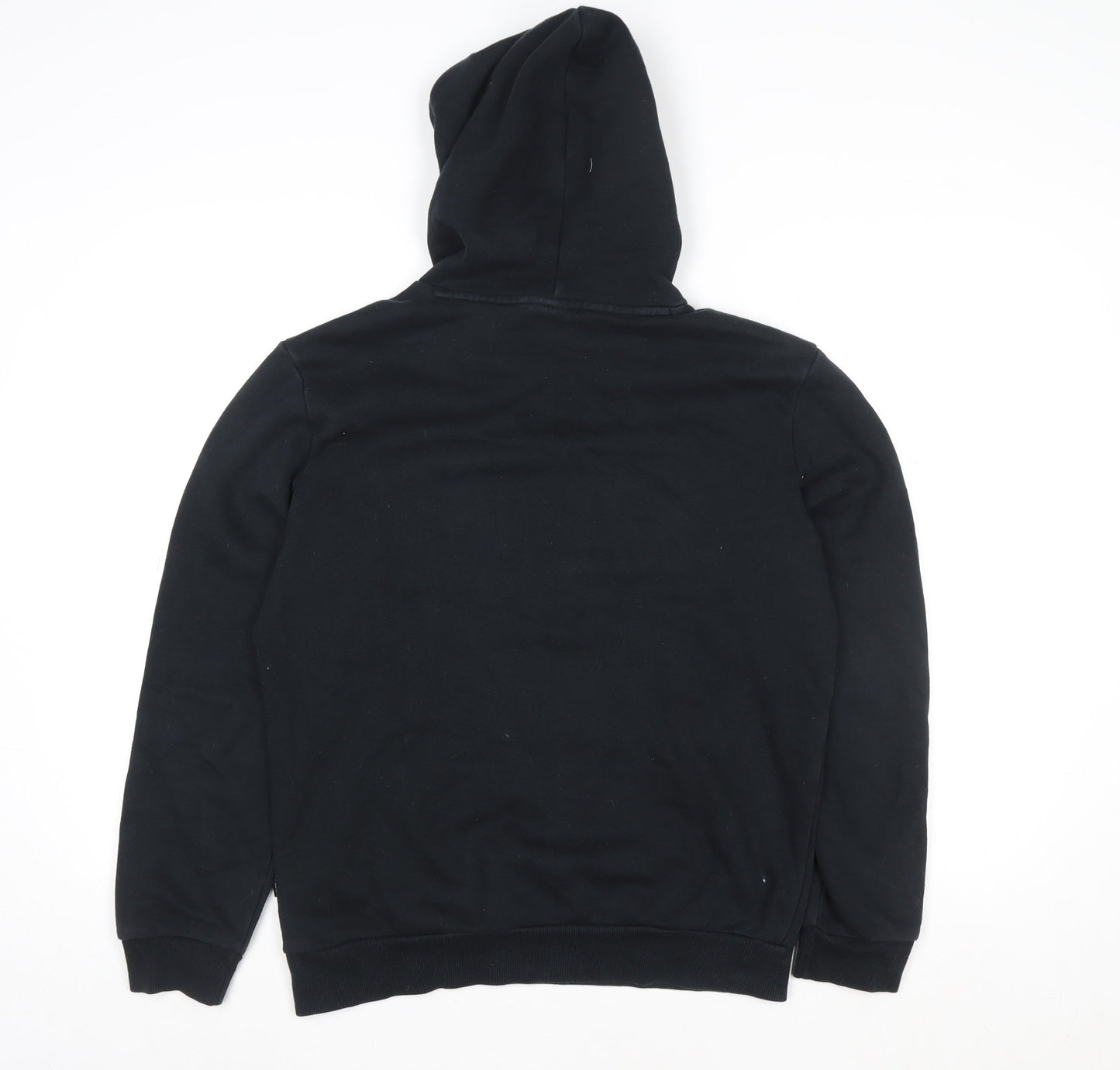 Mens UK Size S PUMA Black Pullover Hoodie