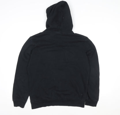 Mens UK Size S PUMA Black Pullover Hoodie