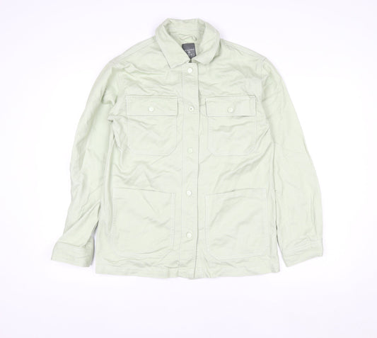 Womens UK Size XS Primark Green Basic Jacket