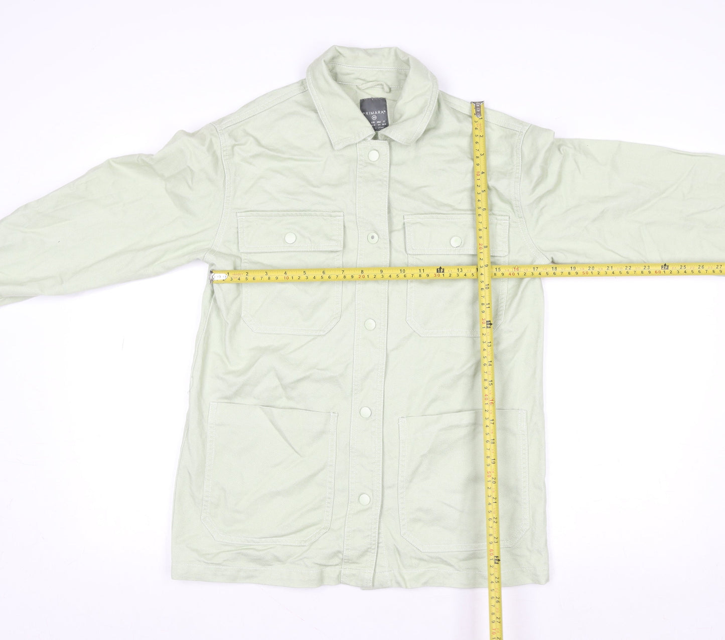 Womens UK Size XS Primark Green Basic Jacket