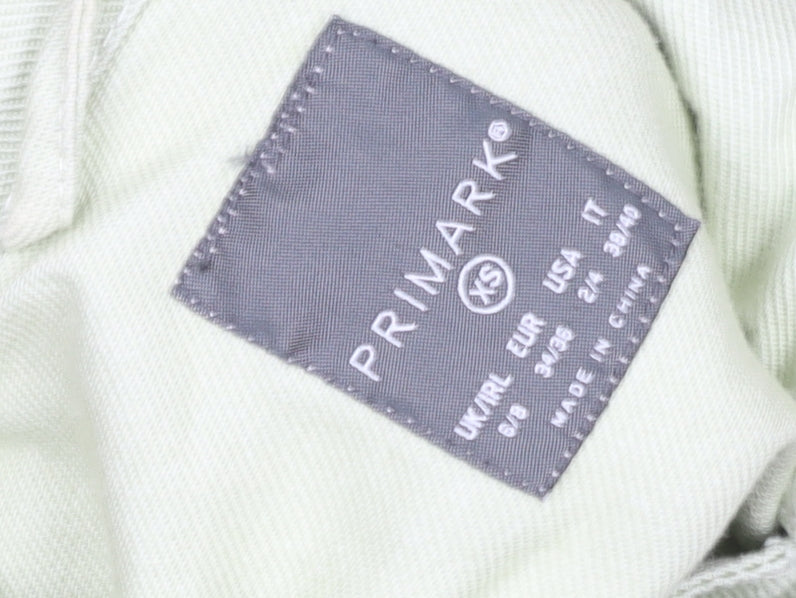 Womens UK Size XS Primark Green Basic Jacket