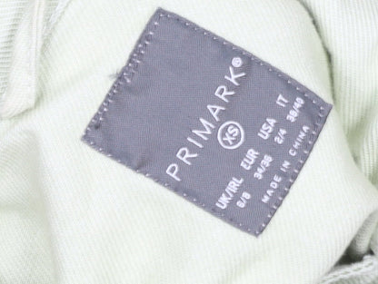 Womens UK Size XS Primark Green Basic Jacket
