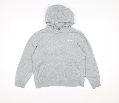 Boys UK Size 10-12 Years Nike Grey Pullover Hoodie