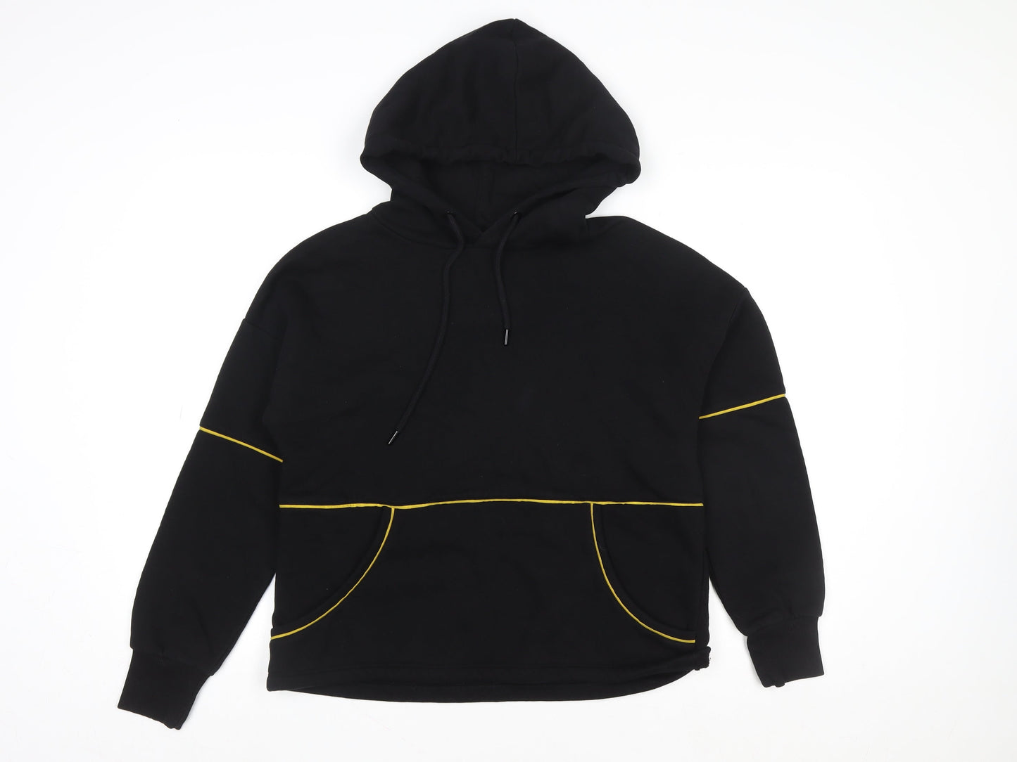Womens UK Size M Pimkie Black Pullover Hoodie