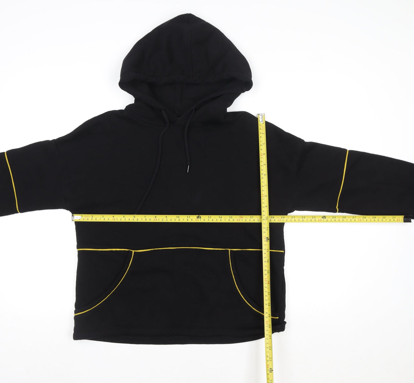 Womens UK Size M Pimkie Black Pullover Hoodie