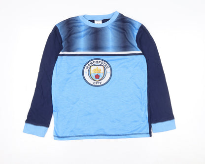 Boys UK Size 11-12 Years Character World Blue Pullover T-Shirt