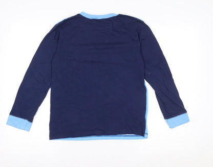 Boys UK Size 11-12 Years Character World Blue Pullover T-Shirt