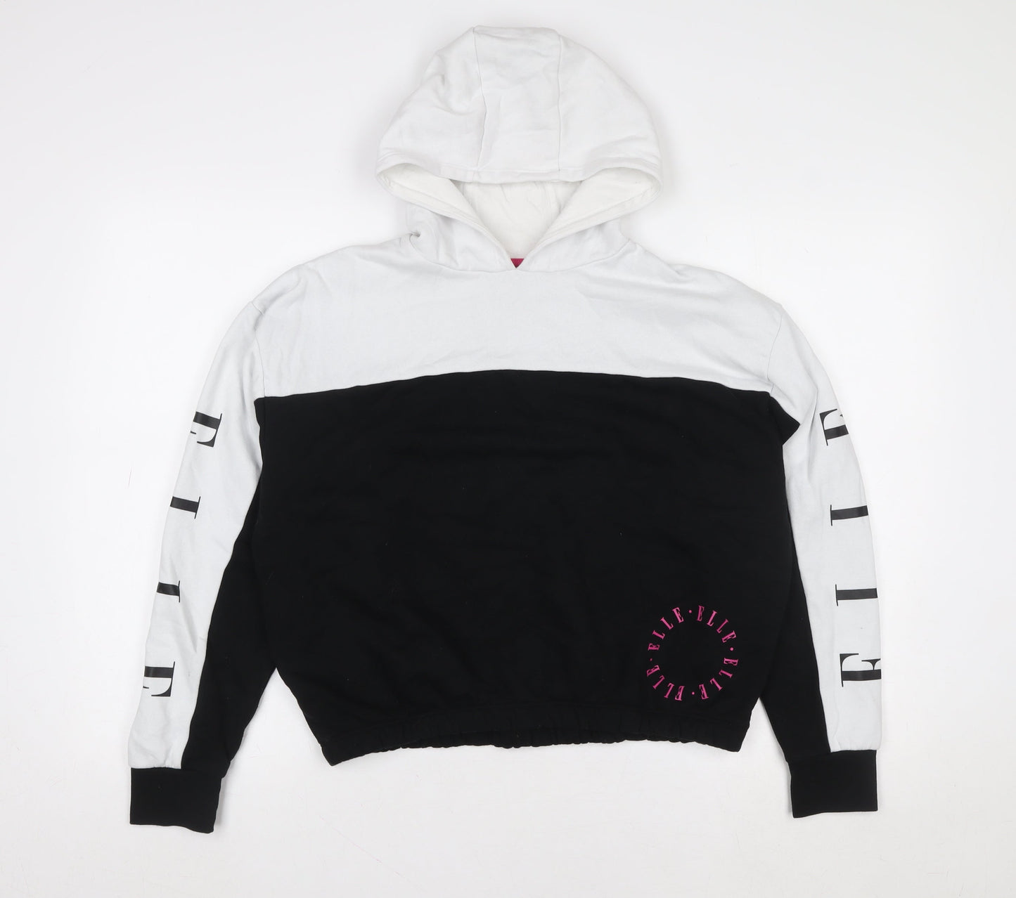 Girls UK Size 12-13 Years ELLE Black Pullover Hoodie