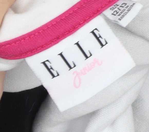 Girls UK Size 12-13 Years ELLE Black Pullover Hoodie