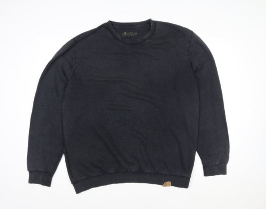 Mens UK Size XL Label Lab Black Pullover Sweatshirt