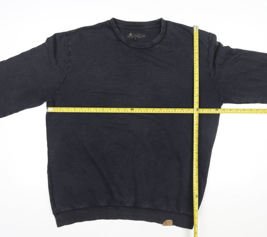 Mens UK Size XL Label Lab Black Pullover Sweatshirt
