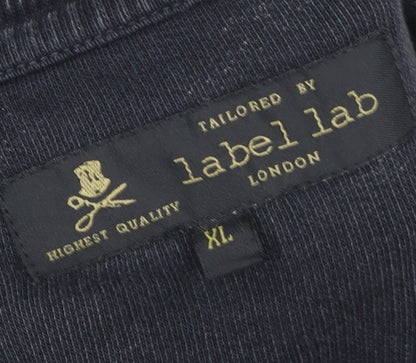 Mens UK Size XL Label Lab Black Pullover Sweatshirt