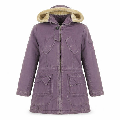 Teens UK Size 6 DKNY Purple Parka Coat