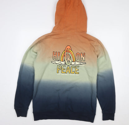 Womens UK Size S VANS Multicoloured Pullover Hoodie