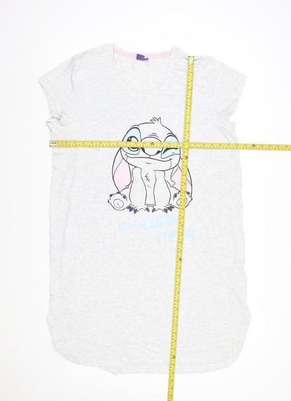 Disney Women’s Grey Stitch Nightshirt 2XL T-Shirt Style