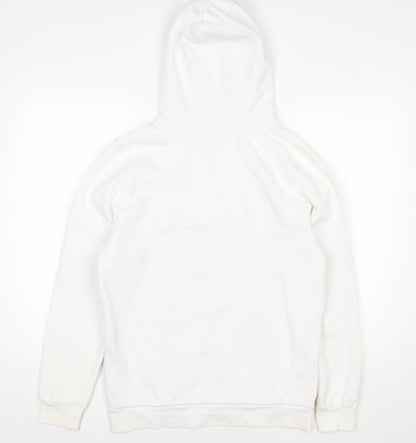 Womens UK Size M Jameson Carter White Pullover Hoodie