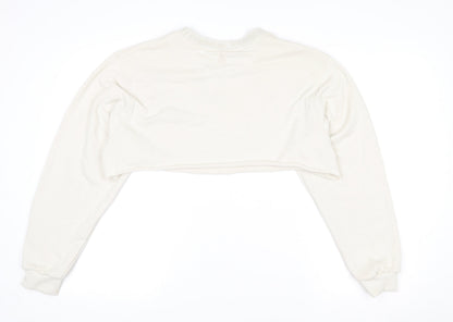 Womens UK Size S Ryderwear Beige Pullover Sweatshirt