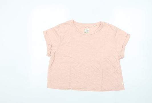 Womens UK Size 12 Jack Wills Pink Basic T-Shirt