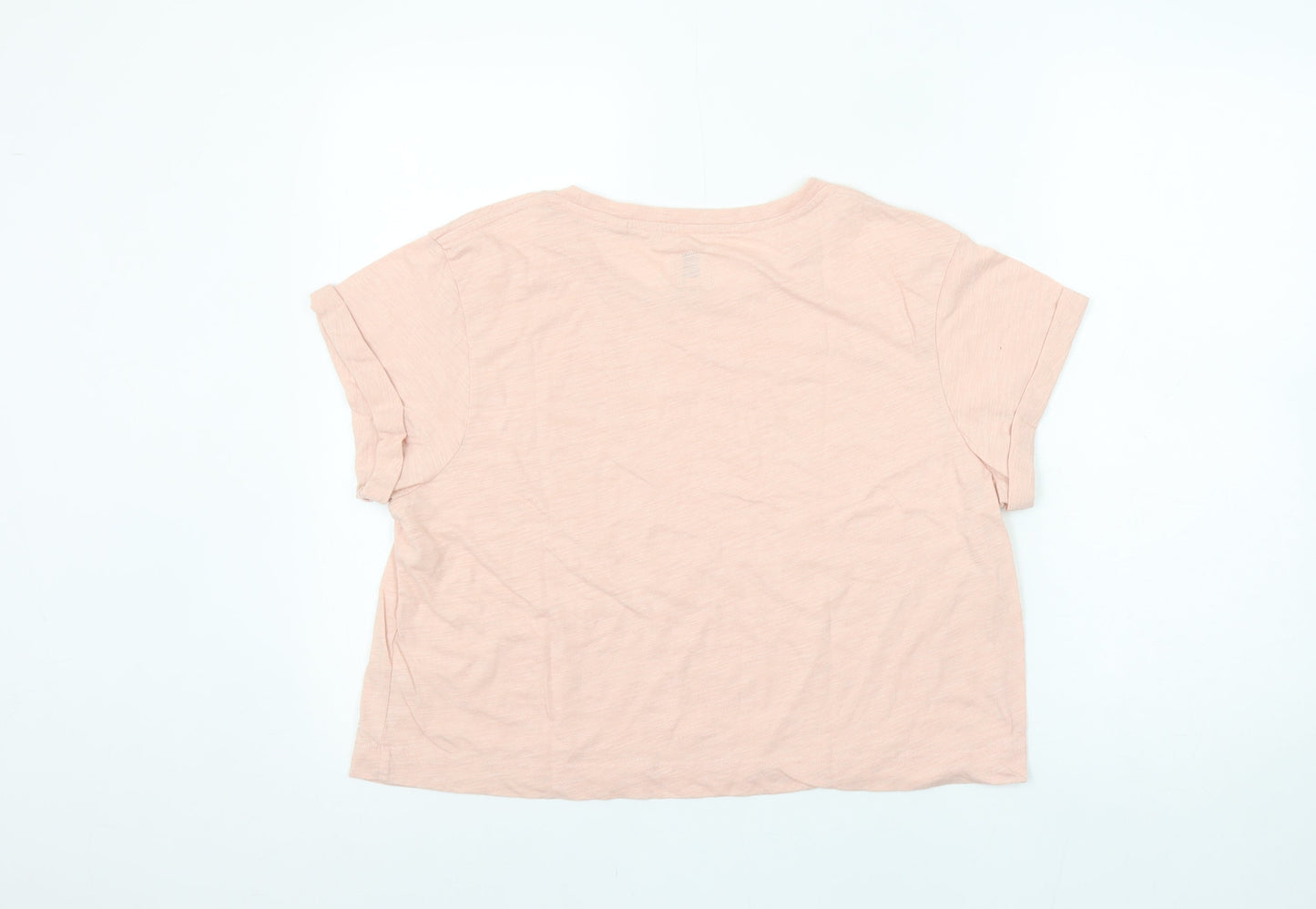 Womens UK Size 12 Jack Wills Pink Basic T-Shirt